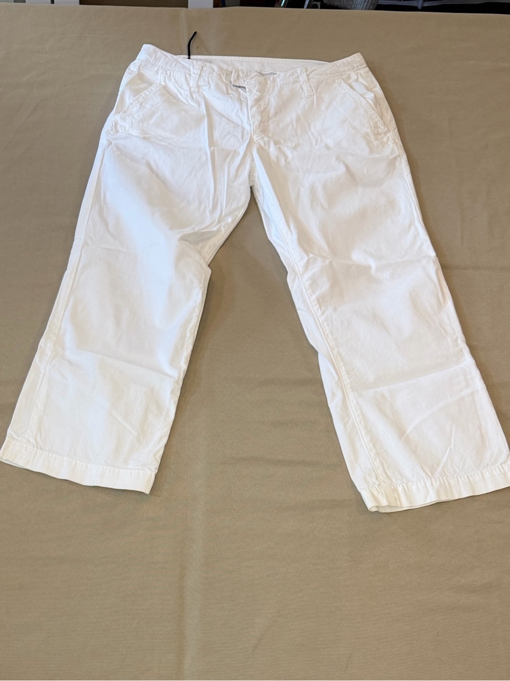UNION White Cotton Blend Pants - Size 2S